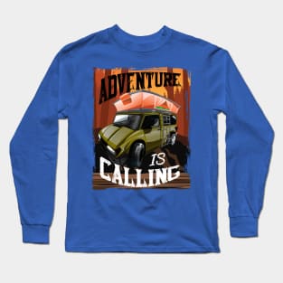 Adventure Calls - Roof Tent Campers Long Sleeve T-Shirt